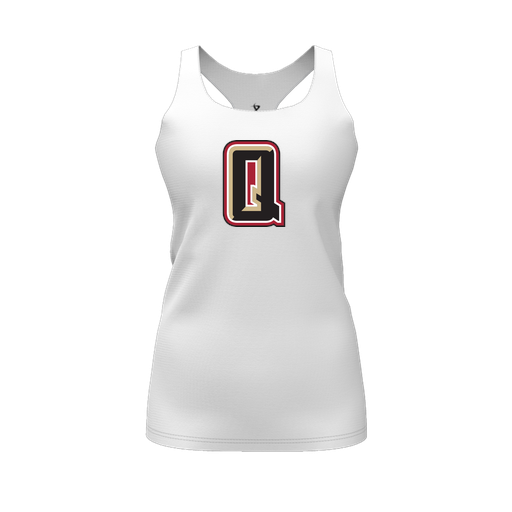 [FT0TRBWH-FYS-LOGO2] Decker Racerback Tank Top (Female Youth S, White, Logo 2)