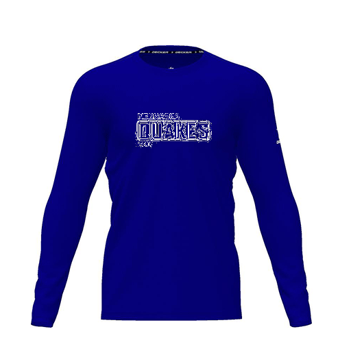 [FTLCDFRY-YXS-LOGO3] Dri Fit Performance T-Shirt (Youth XS, Royal, Logo 3, Long Sleeve)