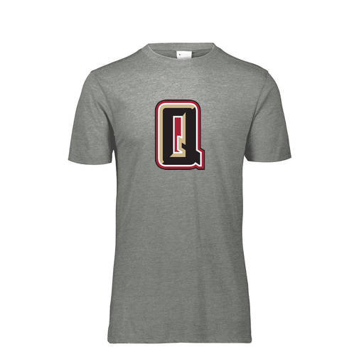 [FTSCUBGY-AS-LOGO2] Decker Men's Tri-Blend T-Shirt - Short Sleeve (Adult S, Gray, Logo 2)