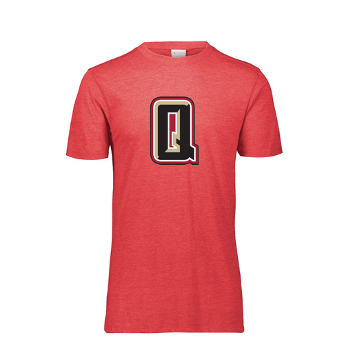 [FTSCUBRD-AS-LOGO2] Decker Men's Tri-Blend T-Shirt - Short Sleeve (Adult S, Red, Logo 2)