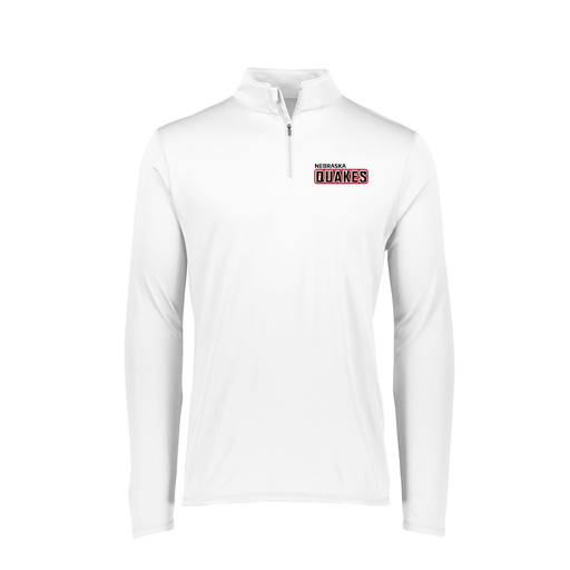 [FTLQFLWH-FAXS-LOGO1] Decker Women's Flex-Lite 1/4 Zip Shirt (Female Adult XS, White, Logo 1)