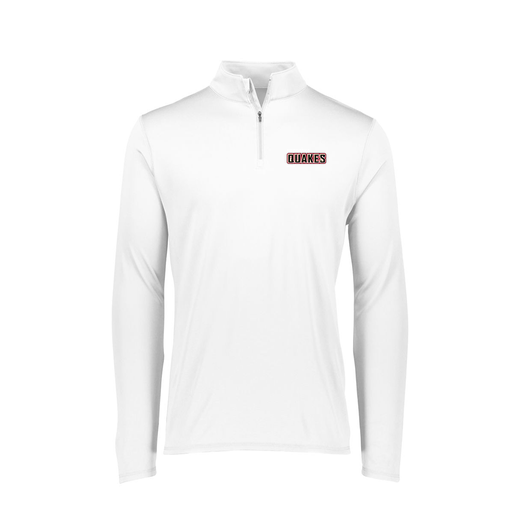 [FTLQFLWH-FAXS-LOGO3] Ladies Flex-Lite 1/4 Zip Shirt (Female Adult XS, White, Logo 3)