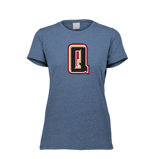 [FTSCUBNV-FAXS-LOGO2] Decker Women's Tri-Blend T-Shirt - Short Sleeve (Female Adult XS, Navy, Logo 2)