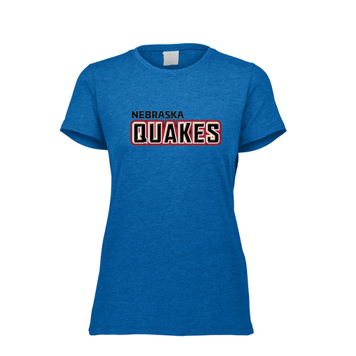 [FTSCUBRY-FAXS-LOGO1] Decker Women's Tri-Blend T-Shirt - Short Sleeve (Female Adult XS, Royal, Logo 1)