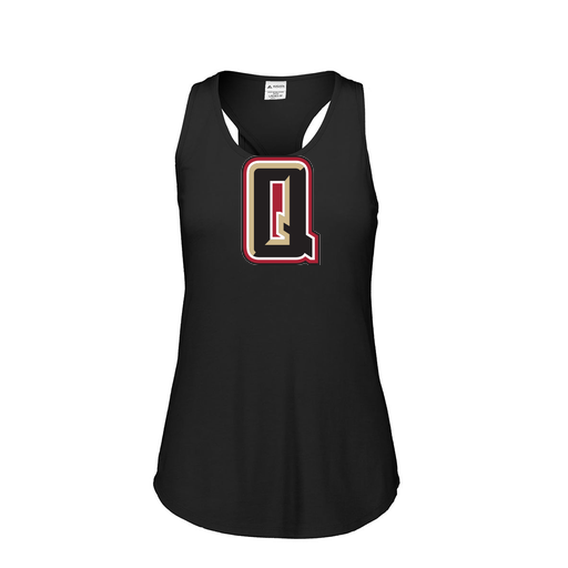 [FT0TUBBK-FAS-LOGO2] Ladies Tri Blend Tank Top (Female Adult S, Black, Logo 2)
