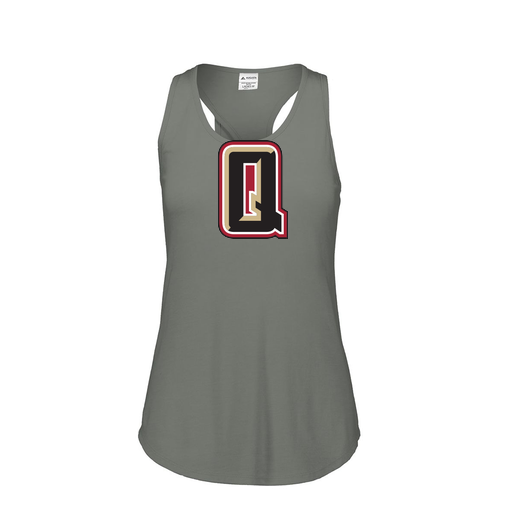 [FT0TUBGY-FAS-LOGO2] Ladies Tri Blend Tank Top (Female Adult S, Gray, Logo 2)
