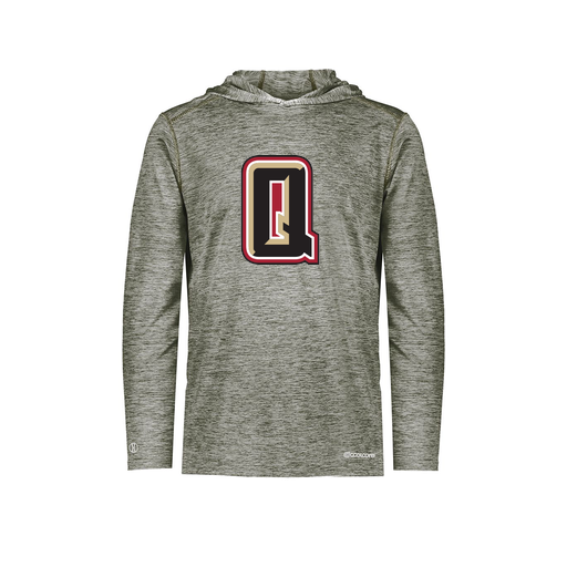 [FOLHCGGY-AS-LOGO2] Men's Charge Hoodie (Adult S, Gray, Logo 2)