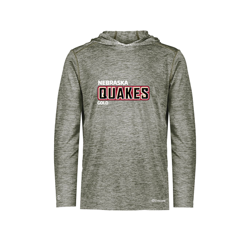 [FOLHCGGY-AS-LOGO3] Decker Men's Charge Hoodie (Adult S, Gray, Logo 3)