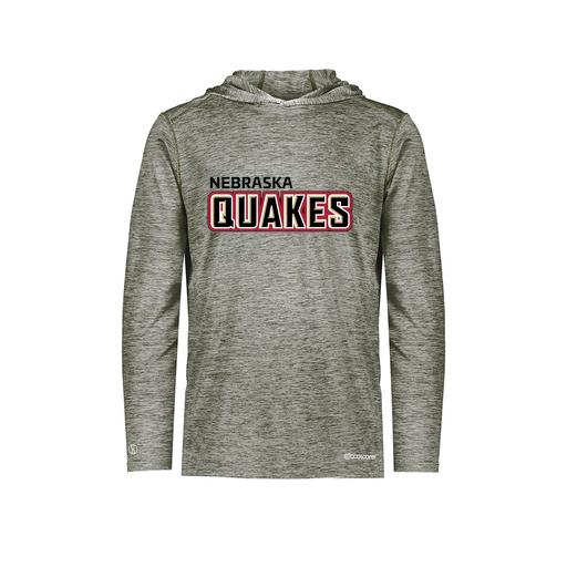 [FOLHCGGY-YS-LOGO1] Decker Youth Charge Hoodie (Youth S, Gray, Logo 1)