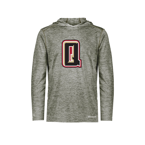 [FOLHCGGY-YS-LOGO2] Decker Youth Charge Hoodie (Youth S, Gray, Logo 2)