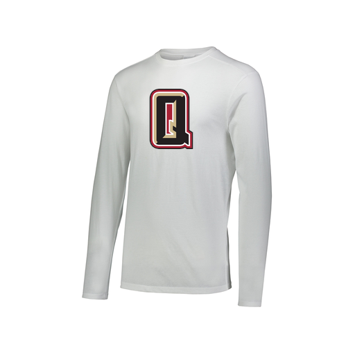 [FTLCUBWH-AXS-LOGO2] Men's LS Ultra-blend T-Shirt (Adult XS, White, Logo 2)