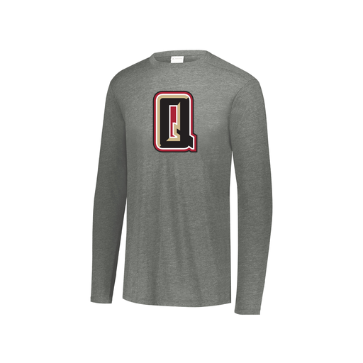 [FTLCUBGY-YS-LOGO2] Youth LS Ultra-blend T-Shirt (Youth S, Gray, Logo 2)